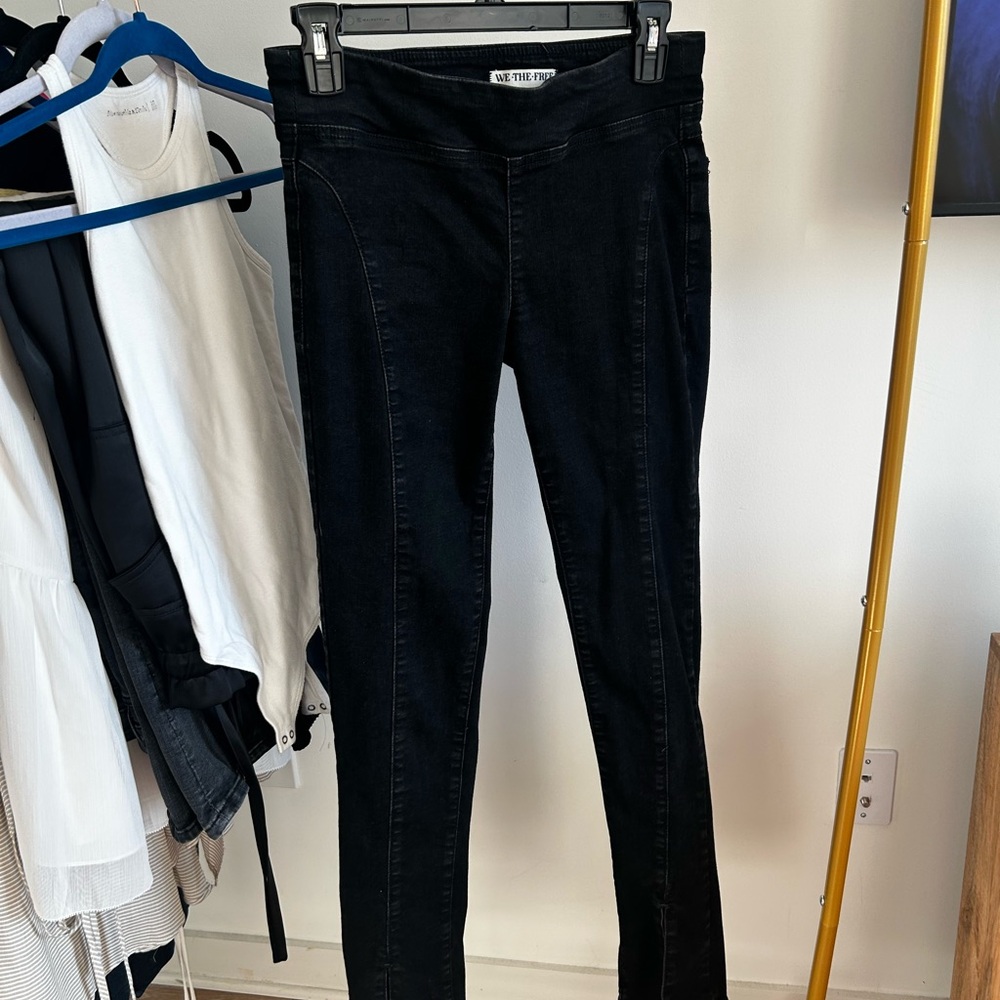 We The Free Charcoal Denim Pants